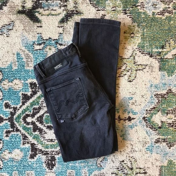 Wesc Eve black 5-pocket jeans size 26 - Picture 1 of 4